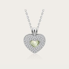 訂製骨灰晶石項鍊 - 心動